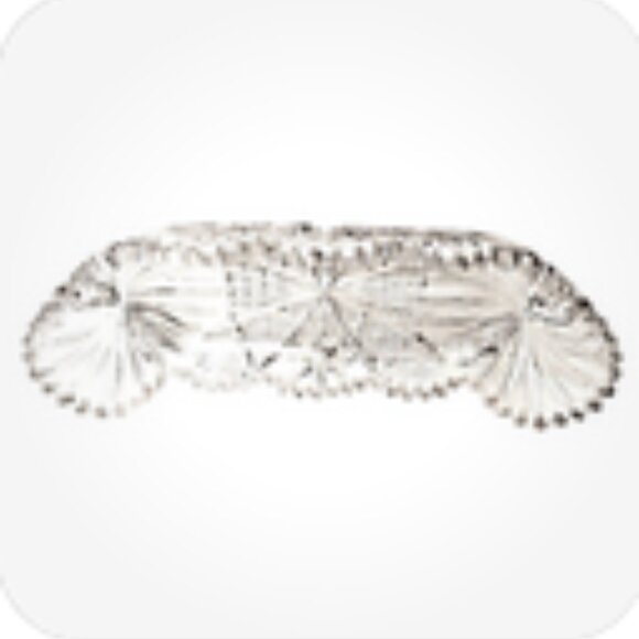 Antique RARE American Brilliant Cut Crystal Glass Celery 12” x 4.25” Dish. - Picture 3 of 11